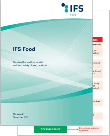 Klicken Sie für Qualitätskontrolle nach IFS Food